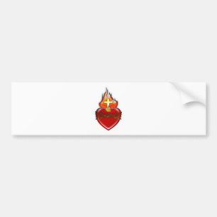 Sacred Heart of Jesus Bumper Sticker