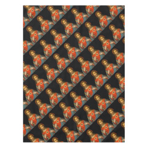 Sacred Heart of Jesus c1899 Germany Tablecloth