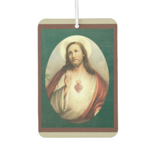 Sacred Heart of Jesus Car Air Freshener