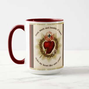 Sacred Heart of Jesus Catholic Devotion Mug