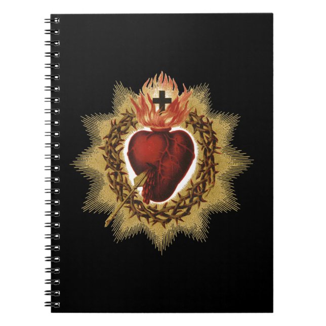 Sacred Heart of Jesus Catholic Devotion T-ShirtThe Notebook (Front)