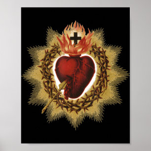 Sacred Heart of Jesus Catholic Devotion T-ShirtThe Poster