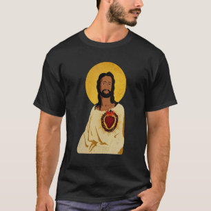Sacred Heart Of Jesus Catholic Traditional Latin M T-Shirt