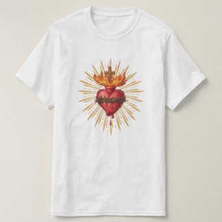 Sacred Heart of Jesus Catholic Traditional T-Shirt