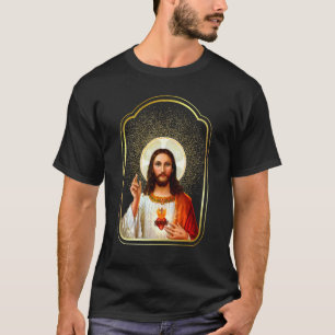 Sacred Heart of Jesus Christ Catholic Immaculate H T-Shirt
