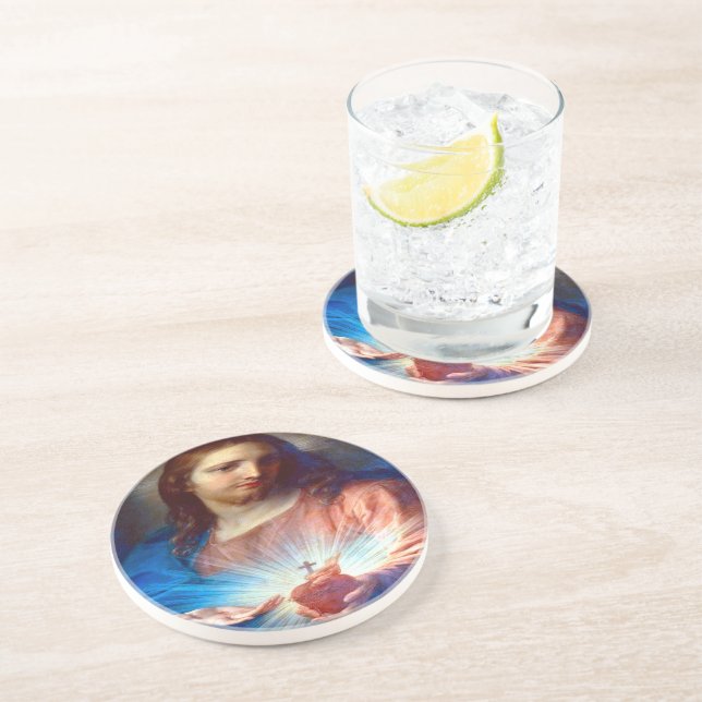 Sacred Heart of Jesus Coaster (Side)