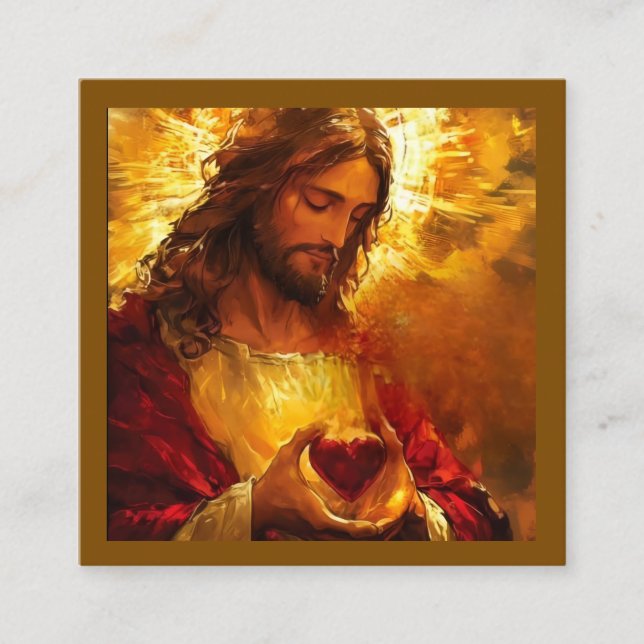 Sacred Heart of Jesus  Enclosure Card (Front)
