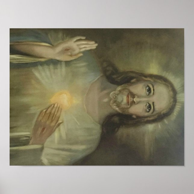 Sacred Heart of Jesus Enthronement Poster (Front)