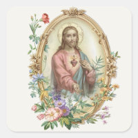 SACRED HEART OF JESUS FLORAL RELIGIOUS