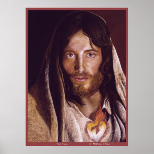 Sacred Heart of Jesus "Heart of Jesus" image Poster