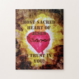 Sacred Heart of Jesus Inspirational Jigsaw Puzzle