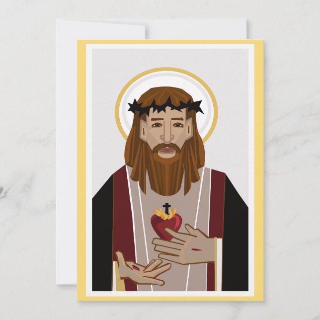 Sacred Heart of Jesus Invitation (Front)