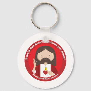 Sacred Heart of Jesus Key Ring