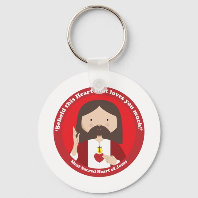 Sacred Heart of Jesus Key Ring (Front)