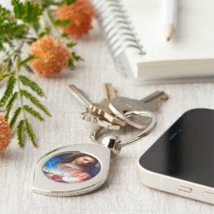 Sacred Heart of Jesus Key Ring