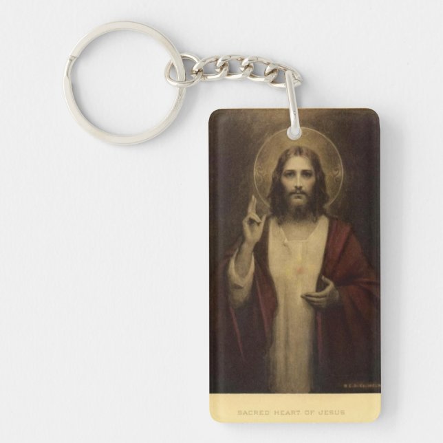 Sacred Heart of Jesus Key Ring (Front)