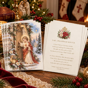 Sacred Heart of Jesus Knocking at the Door Card