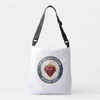 Sacred Heart of Jesus Latin Catholic 3D Emblem 