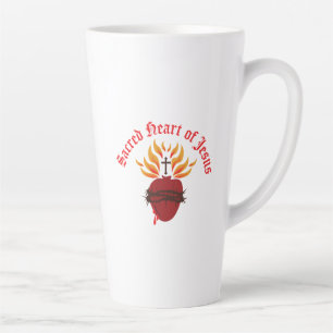 Sacred Heart of Jesus Latte Mug