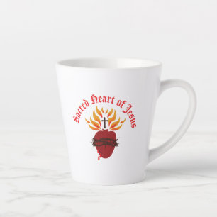 Sacred Heart of Jesus Latte Mug