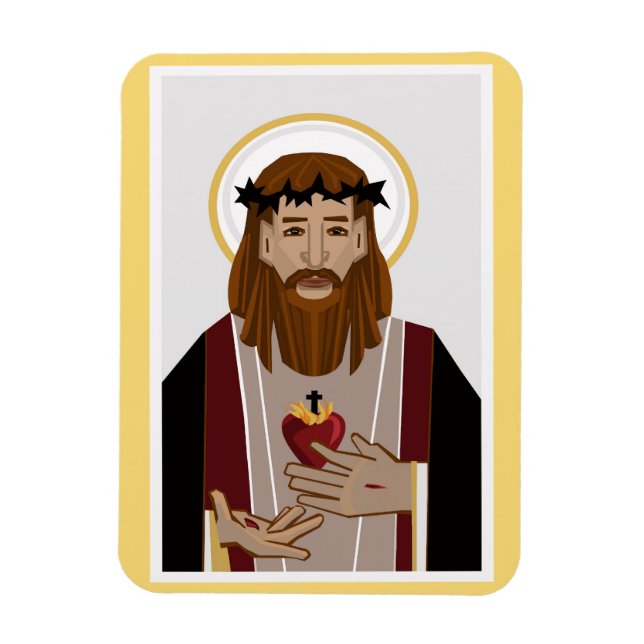 Sacred Heart of Jesus Magnet (Vertical)