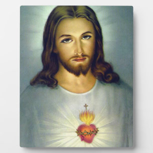 Sacred Heart Of Jesus Plaque