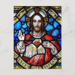 SACRED HEART OF JESUS POSTCARD