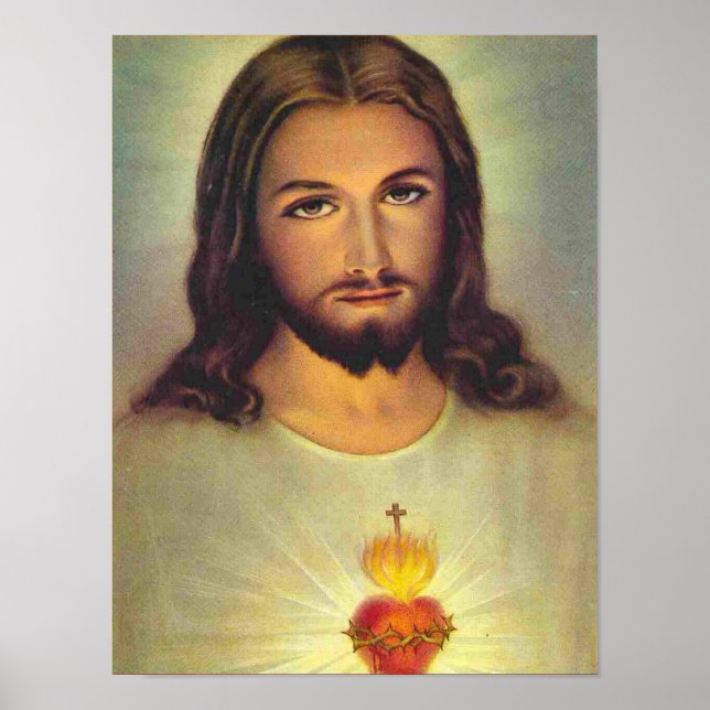 Sacred Heart of Jesus Poster (Front)