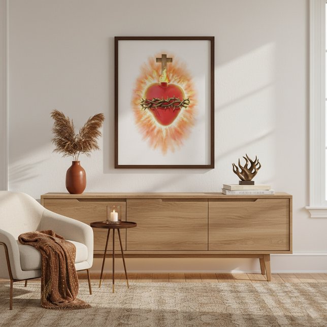 Sacred Heart of Jesus Poster (Home Decor)
