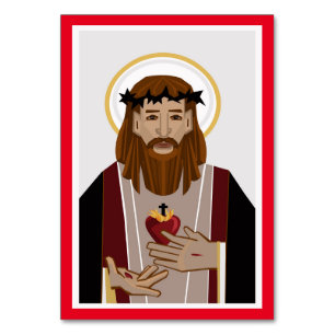 Sacred Heart of Jesus prayer card