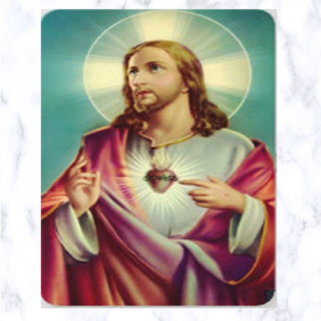 Sacred Heart of Jesus Prayer Card (Creator Uploaded)