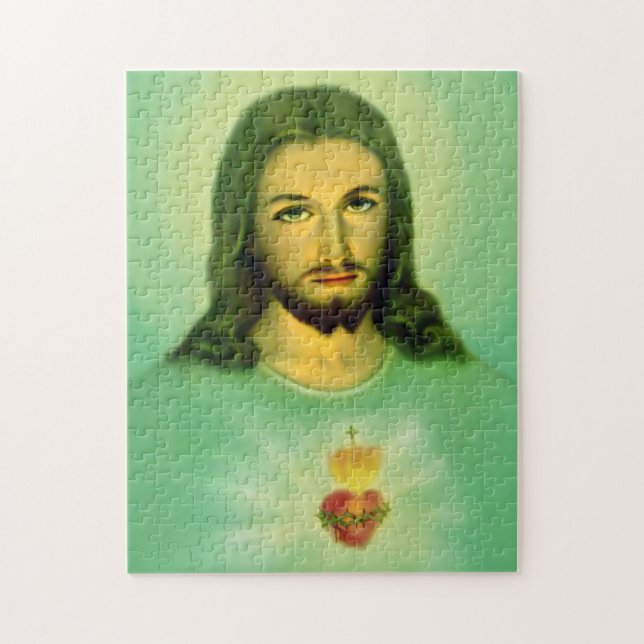 Sacred Heart of Jesus Puzzle - Sagrado Corazon (Vertical)
