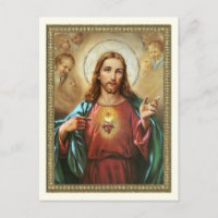 Sacred Heart of Jesus Religious Vintage