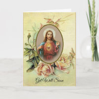 Sacred Heart of Jesus Roses Get Well Soon