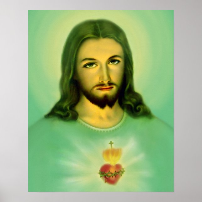 Sacred Heart of Jesus  Sagrado Corazon de Jesus Poster (Front)