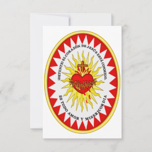 Sacred Heart of Jesus Source of Life Holy Card