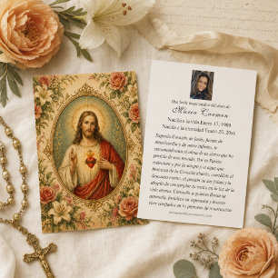 Sacred Heart of Jesus Spanish Funeral Prayer 