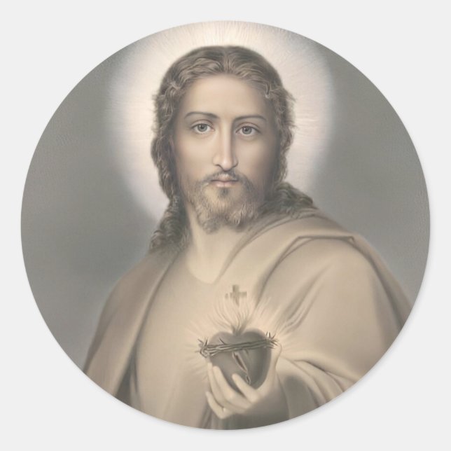 Sacred Heart of Jesus Sticker (Front)