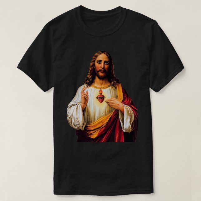 Sacred Heart of Jesus  T-Shirt (Design Front)
