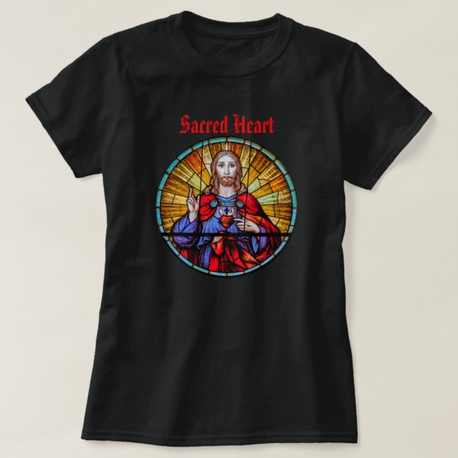 Sacred Heart of Jesus T-Shirt (Design Front)
