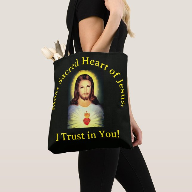 Sacred Heart of Jesus Tote Bag (Creator Uploaded)