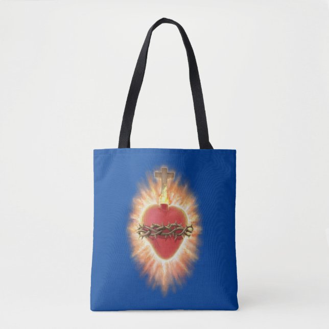 Sacred Heart of Jesus Tote Bag (Front)