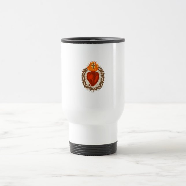 Sacred Heart of Jesus Travel Mug (Center)
