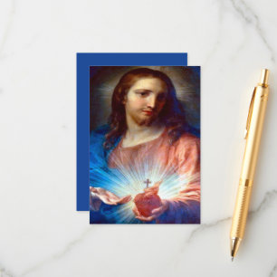 Sacred Heart of Jesus with Consecration Prayer Enclosure Card