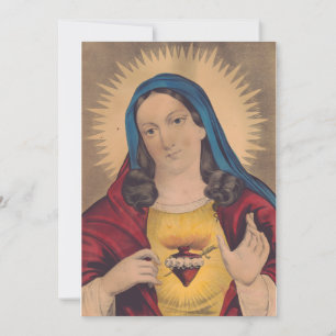 Sacred Heart of Mary Invitation