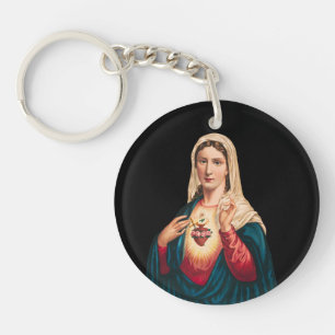 Sacred Heart of Mary Key Ring