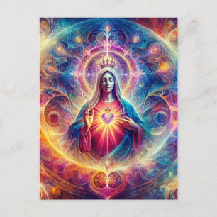 Sacred Heart of Mary Postcard