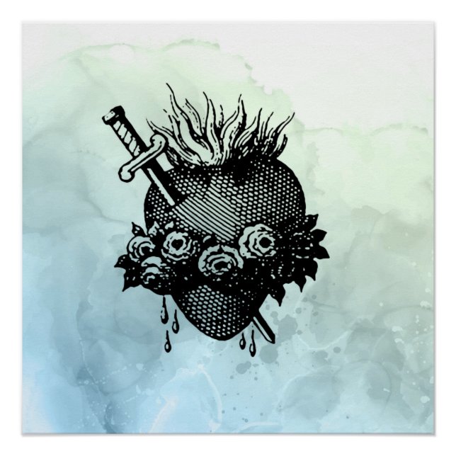 Sacred Heart Of Mary Poster (Front)