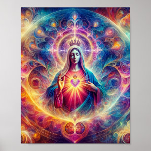 Sacred Heart of Mary Poster