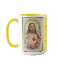 Sacred Heart Prayer Mug